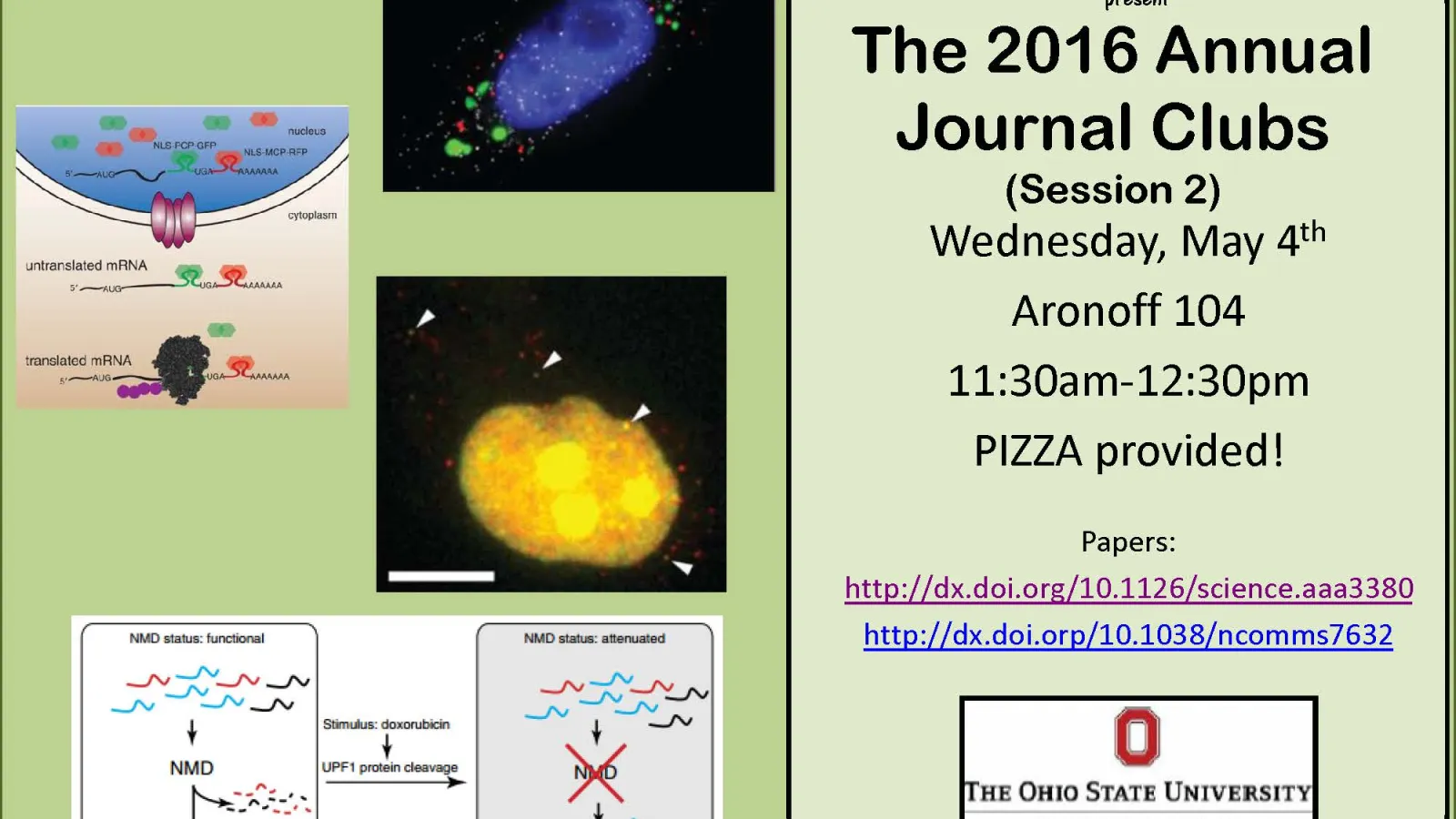 2016 Annual Journal Clubs 2
