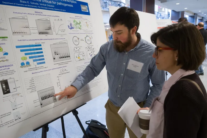 Picture from 2019 CMBP/Center for RNA Biolgy Symposium Poster Session